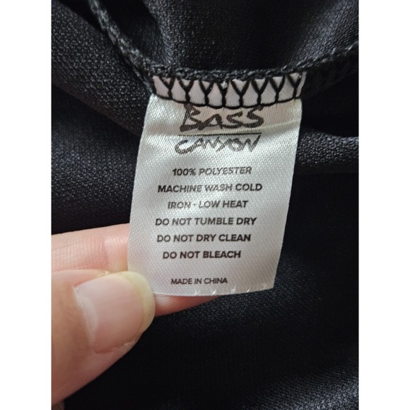 Bass Canyon #23 Black & Purple Embroidered Sportswear Festival Baseball Jersey M - Picture 12 of 12